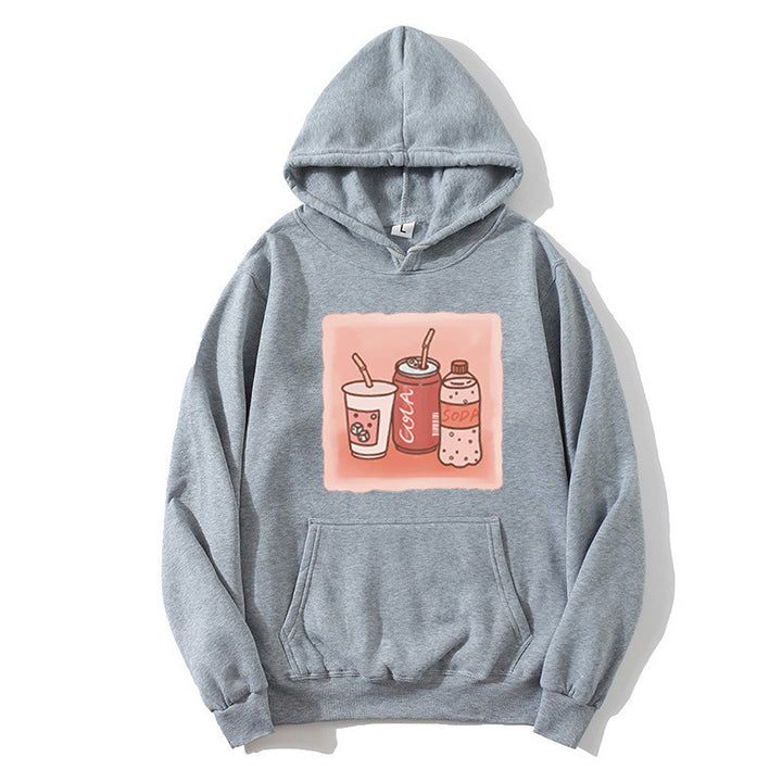 Women’s hoodie with inspiring drink motif Chic & Stil