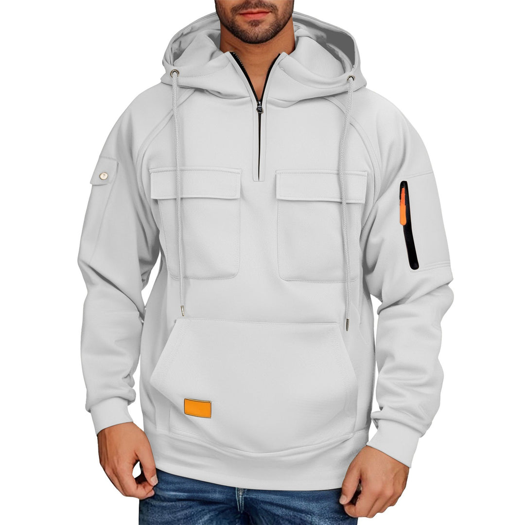 Men's hoodie with practical pockets and chic sporty design
