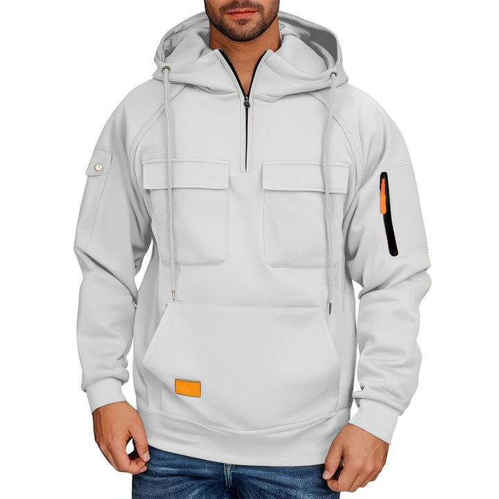 Men's hoodie with practical pockets and chic sporty design