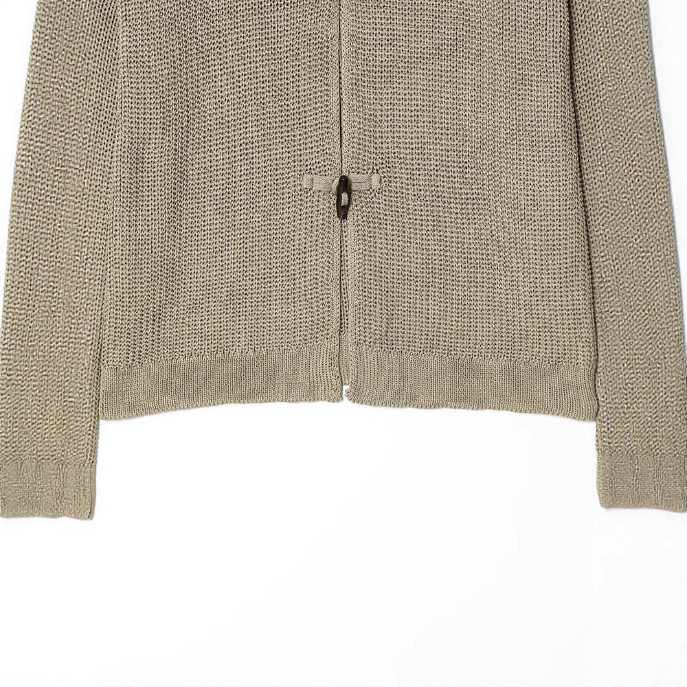 Women's knitted jacket with stylish button details Lune London