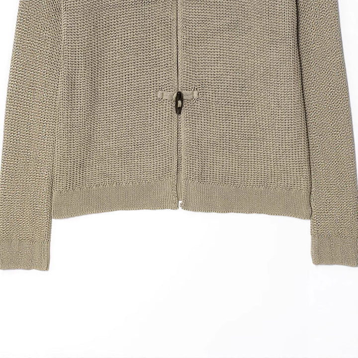 Women's knitted jacket with stylish button details Lune London