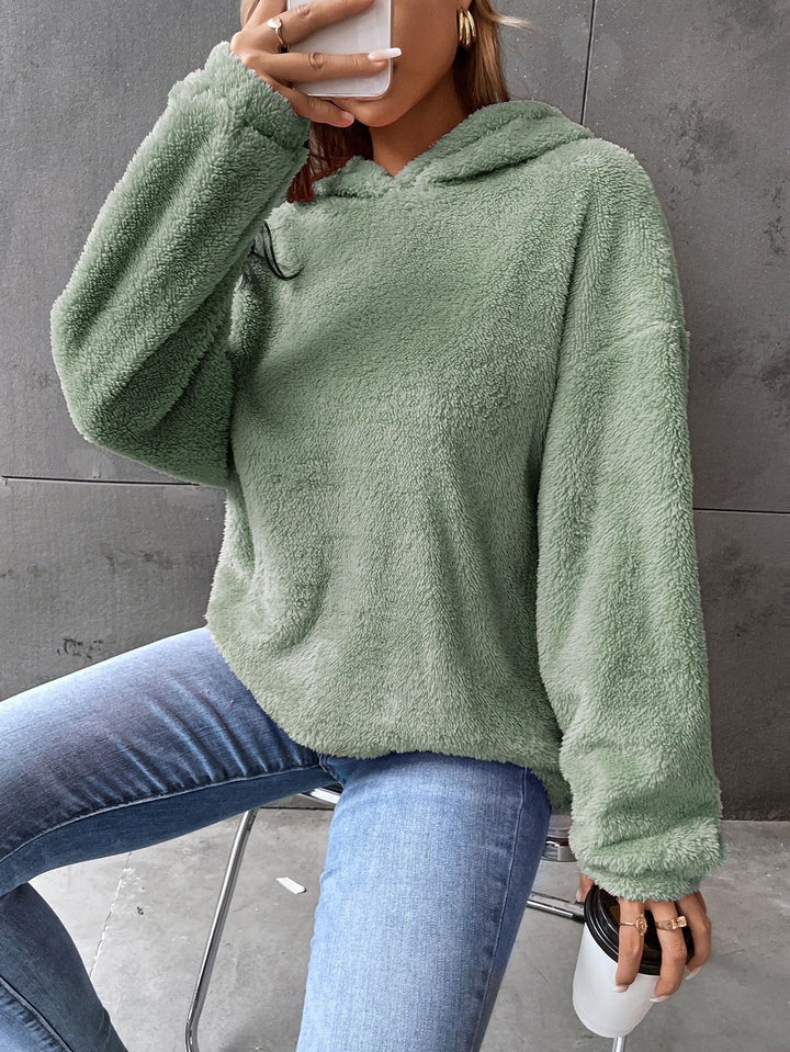 Women's Fleece Hooded Sweatshirt Lune London