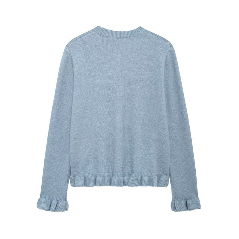 Ladies Cozy Sweater with Button Detail Lune London
