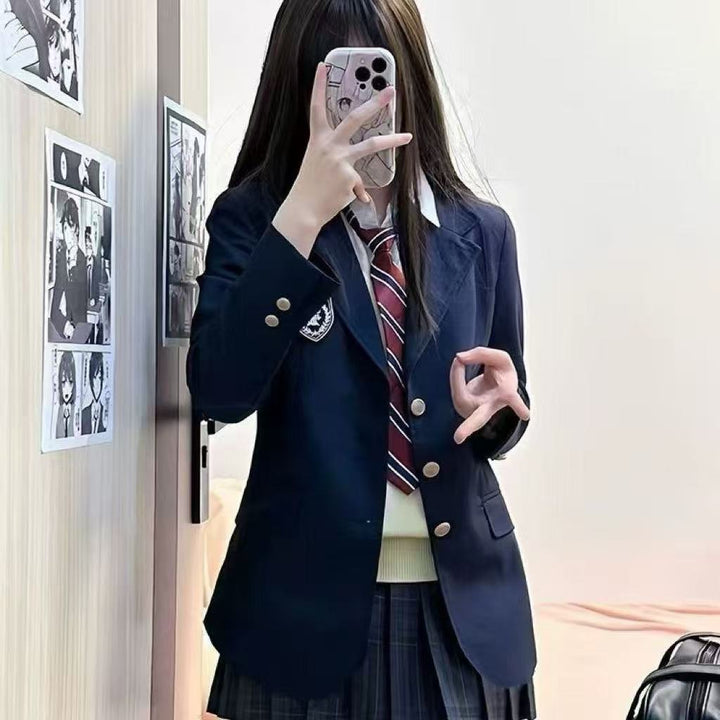 Blazer d'uniforme scolaire à la mode pour femmes Chic & Stil