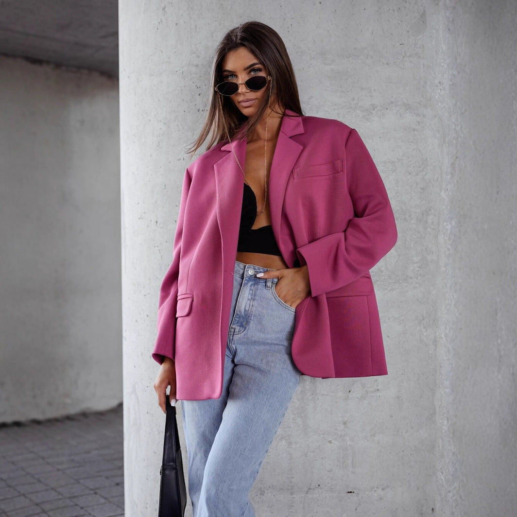 Oversized women's jacket with relaxed fit from Lune London