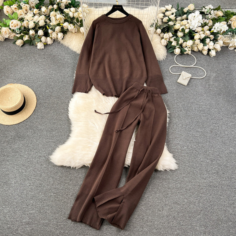 Ladies knitted stylish and cozy jumpsuit Lune London