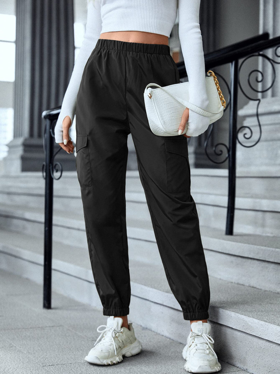 Lune London women's leisure cargo pants