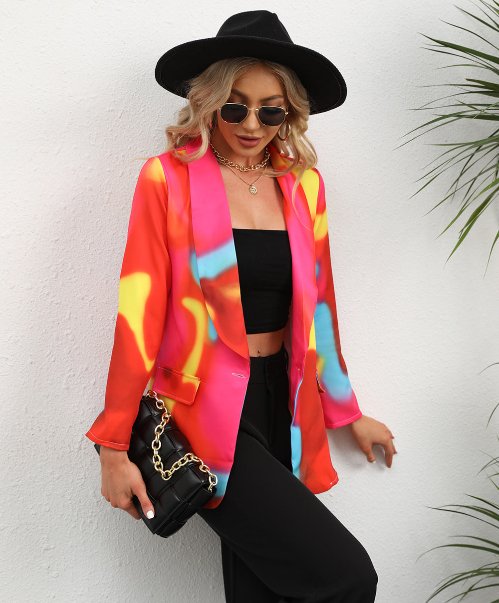 Elegant and colorful women's jacket Lune London