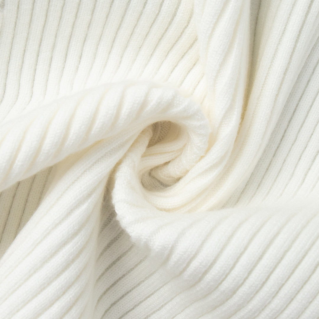 Sporty knit sweater for women with high collar Lune London