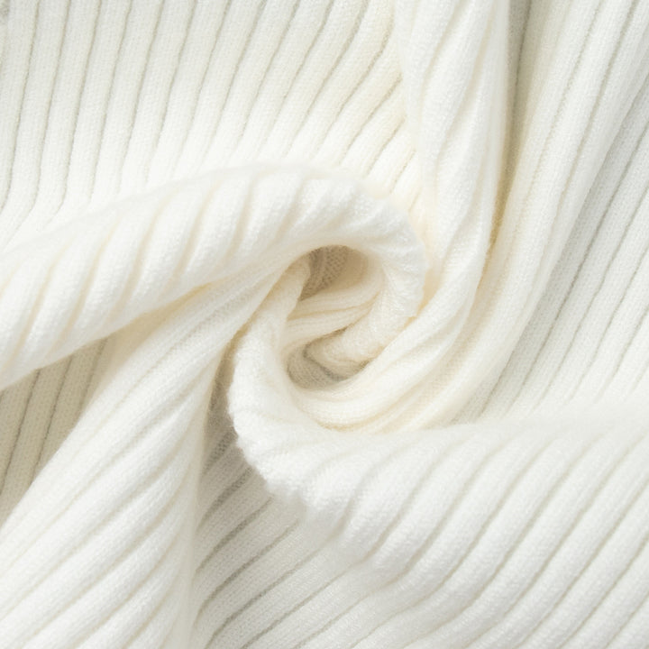 Sporty knit sweater for women with high collar Lune London