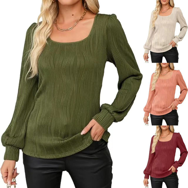 Trendy woman, striped blouse top Lune London