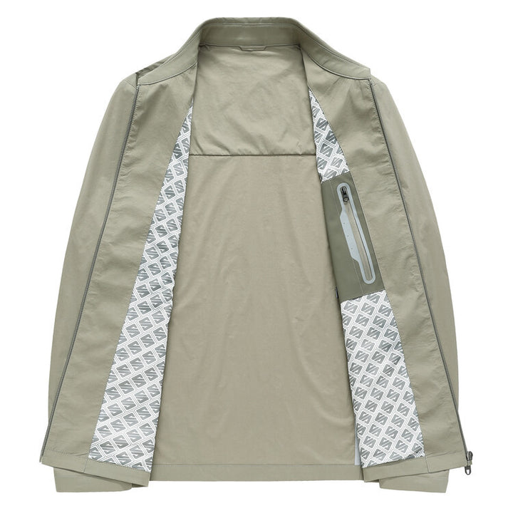 Lightweight transition jacket for men in minimalist style Lune London