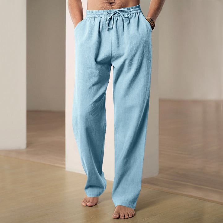 Breathable lounge pants for men with elastic waist and handy pockets Lune London