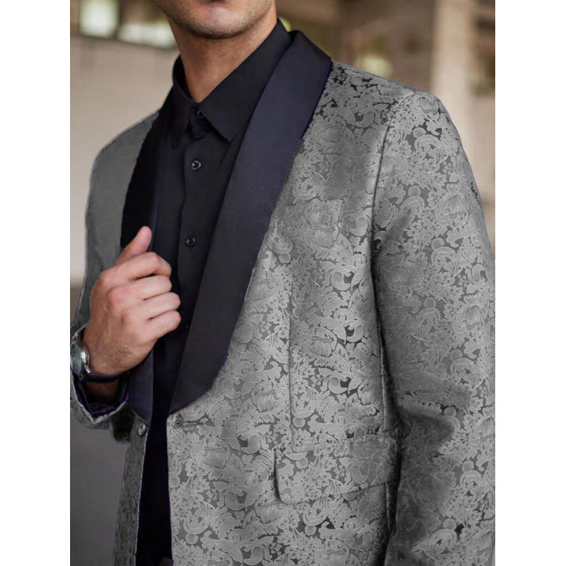 Luxury jacquard blazer for men Lune London