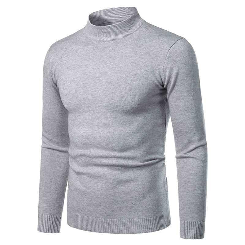 Men's High Quality Fine Knit Turtleneck Sweater Lune London