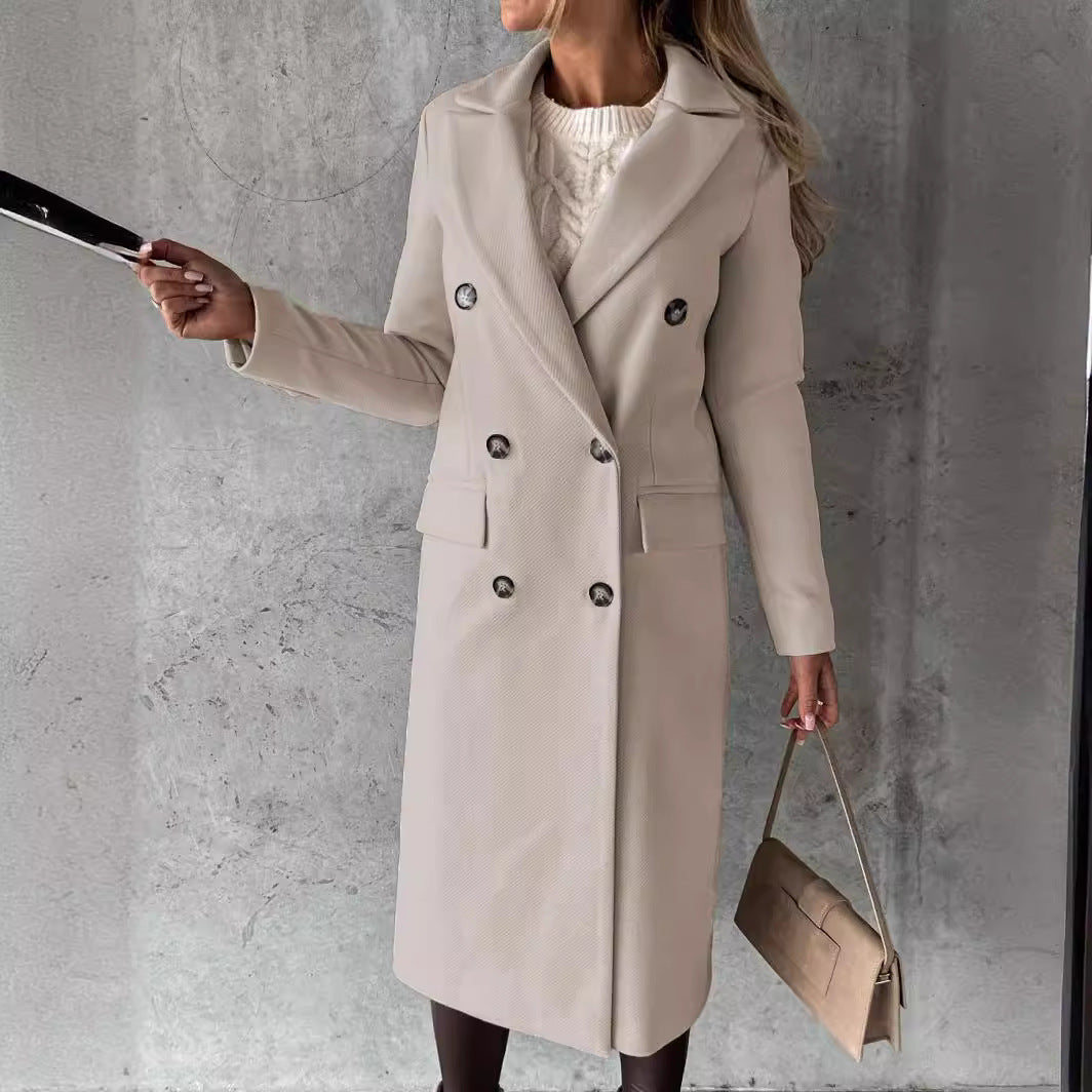 Ladies Elegant Fitted Blazer with Double-Breasted Lune London