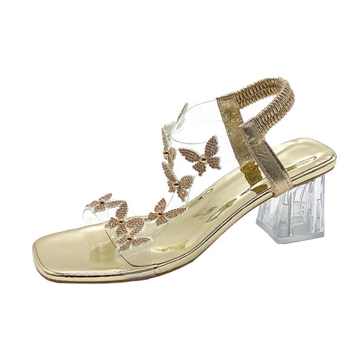 Lune London decorative heeled sandals for women