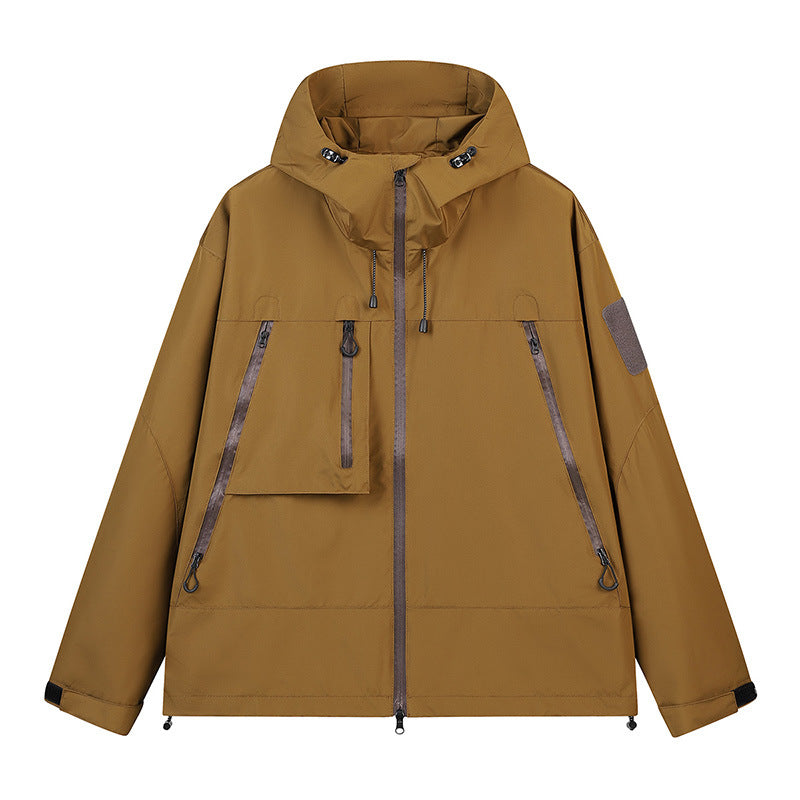 Ladies versatile outdoor jacket with adjustable hood system and innovative ventilation solutions Lune London
