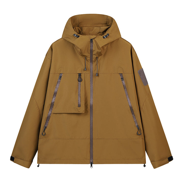 Ladies versatile outdoor jacket with adjustable hood system and innovative ventilation solutions Lune London