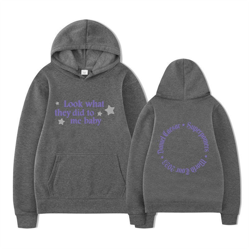 Women's hooded sweatshirt with creative slogan and unique design Chic & Stil