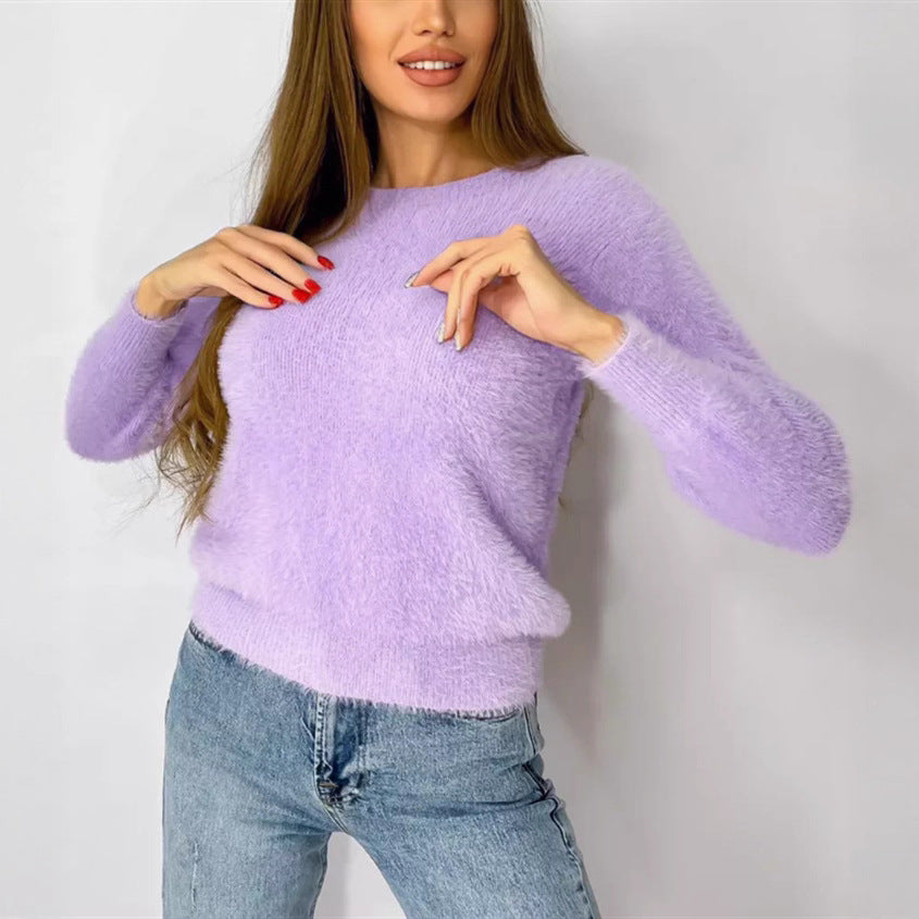 Women Fluffy Fashionable Sweater Lune London