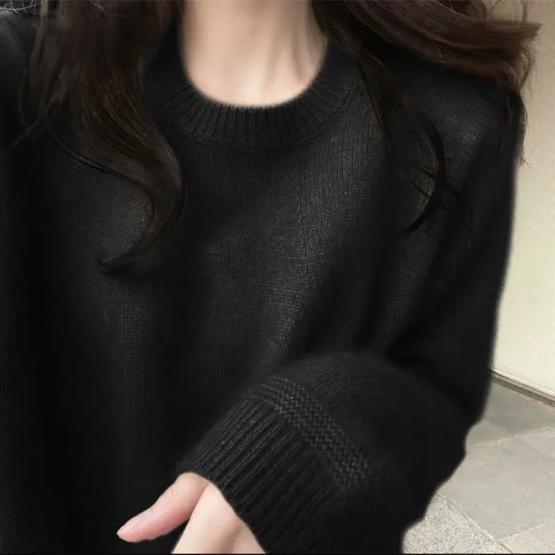 Pull en cachemire pour femmes avec une fine structure côtelée et une coupe décontractée Chic & Stil