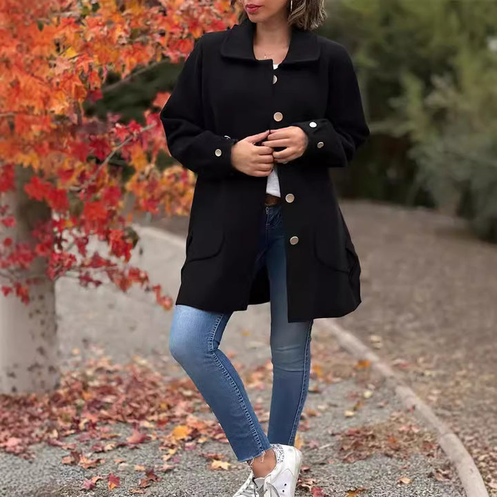 Ladies oversized urban chic coat and style
