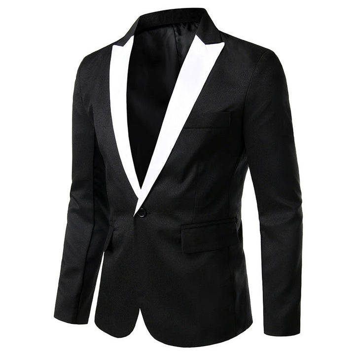 Men's Elegant Tuxedo Blazer with Satin Collar Lune London