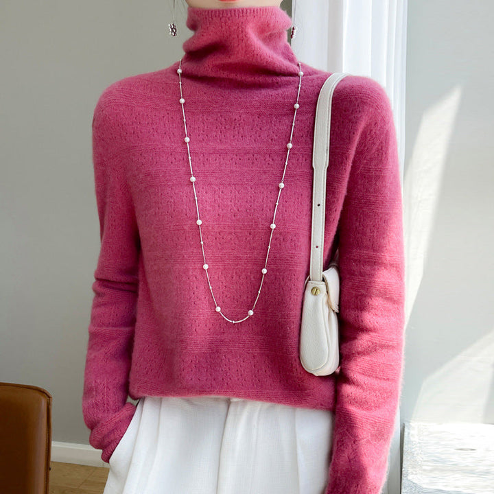 Lune London | Turtleneck Sweater - Soft Knit Sweater - Long Sleeve Design
