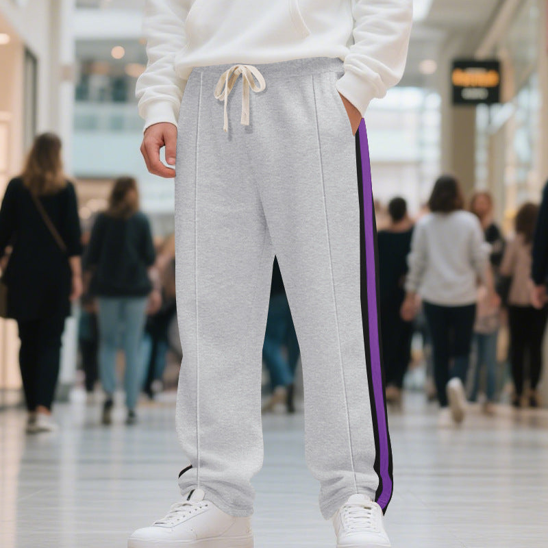 Men's sports pants with contrast stripes on the sides Lune London