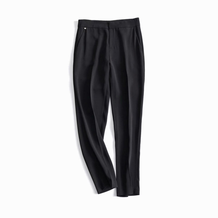 Pantalons chinos élégants pour femmes avec ceinture ajustable Chic & Stil