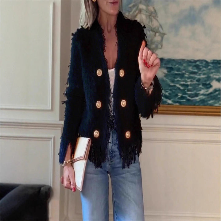 Trendy fringed jacket for women Lune London