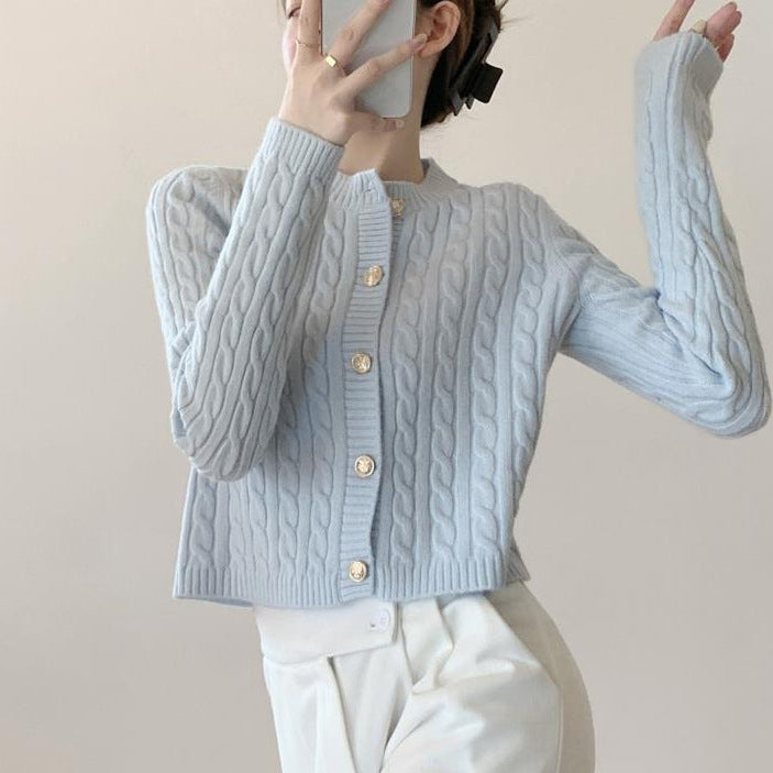 Cardigan femme avec design en câble texturé Chic & Stil