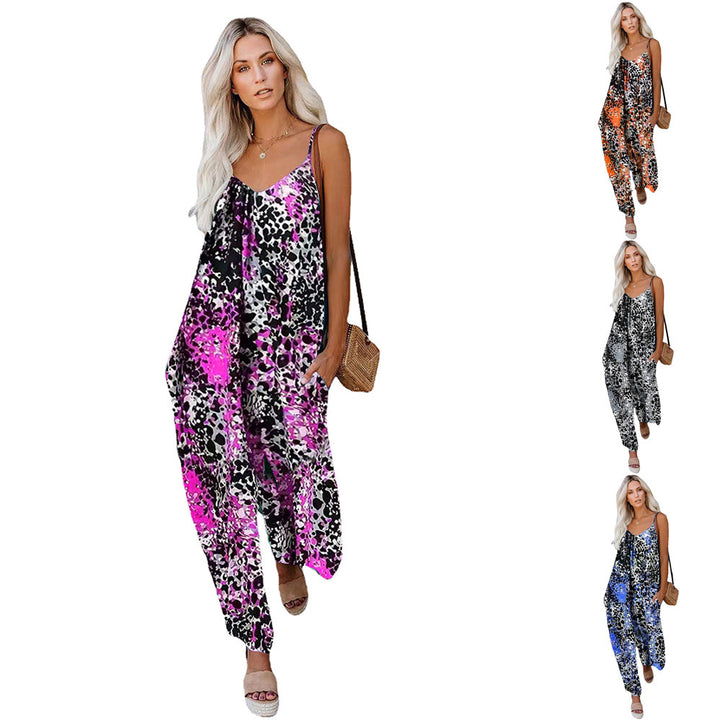 Lune London Abstract Printed Maxi Fluid Dress for Women