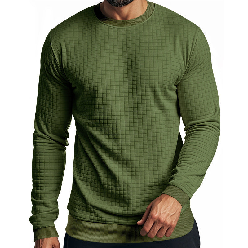 Fashionable knitted sweater for men with textured premium material Lune London