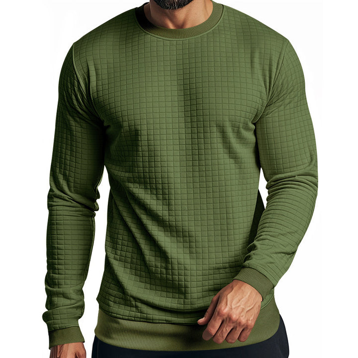 Fashionable knitted sweater for men with textured premium material Lune London