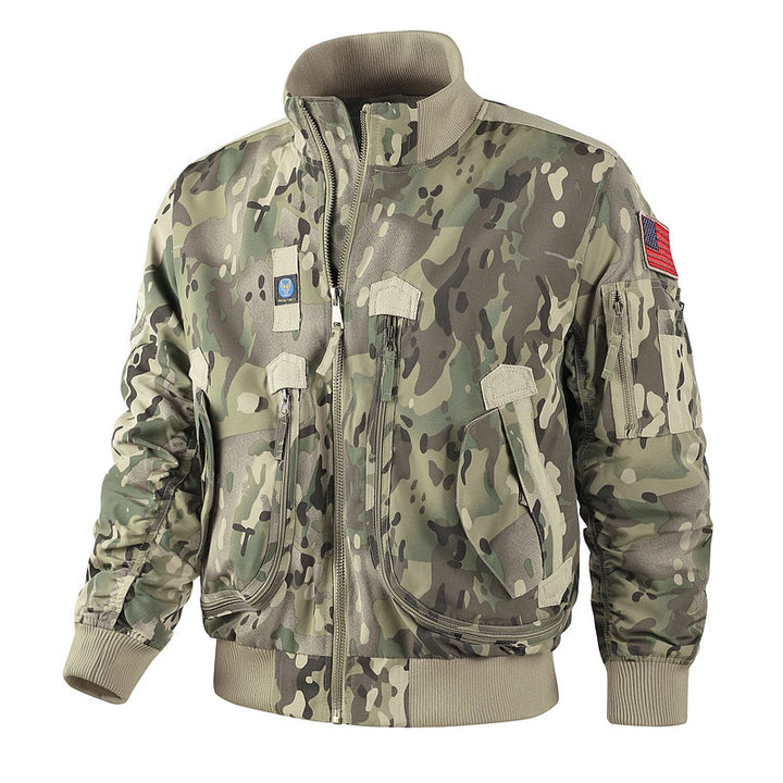 Elegant bomber jacket for men with multifunctional pockets Lune London