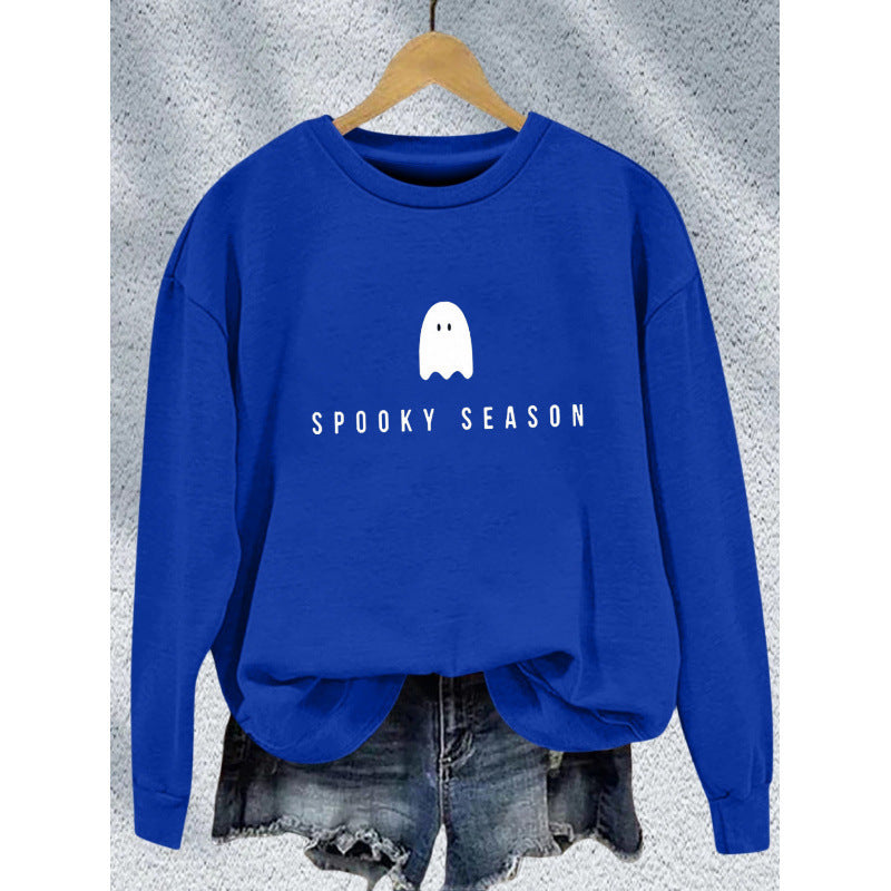 Women's sweatshirt with casual spooky design and soft inner fleece Lune London