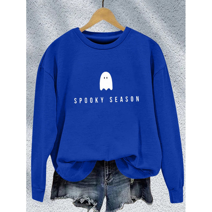 Women's sweatshirt with casual spooky design and soft inner fleece Lune London