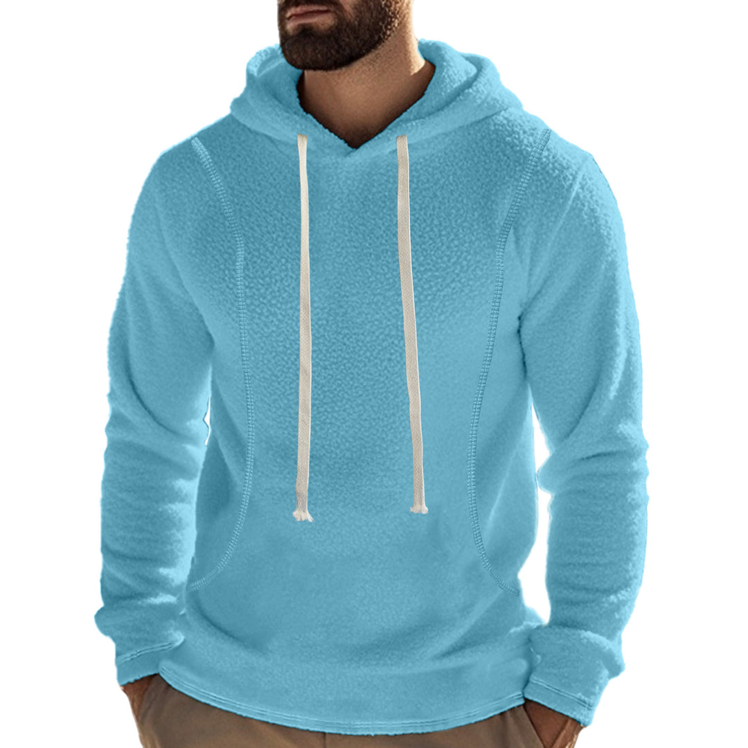Men's comfortable fleece hoodie with sporty elements Lune London