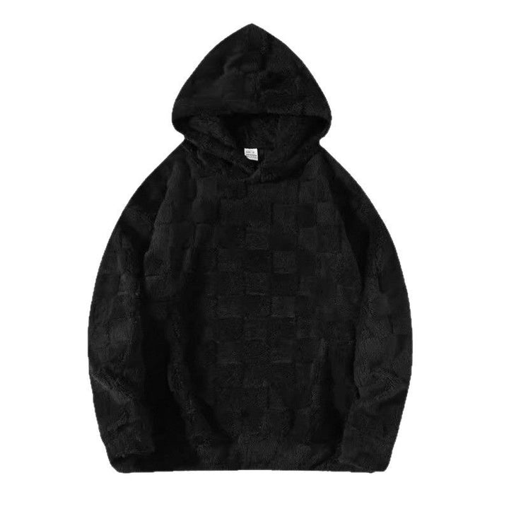 Men's hoodie in comfortable fleece with textured surface Lune London