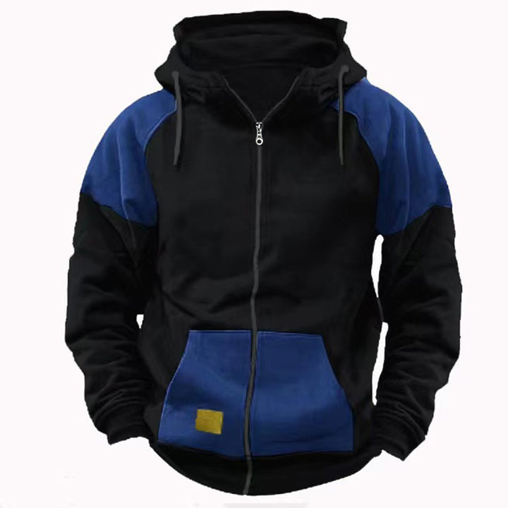 Sporty hooded jacket for men with fashionable contrasting details Lune London