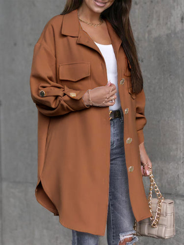 Chemise Veste Surdimensionnée pour Femmes avec Poches Pratiques et Coupe Tendance Chic & Stil