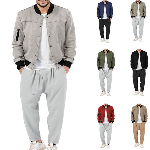 Casual bomber jacket for men with practical pockets Lune London