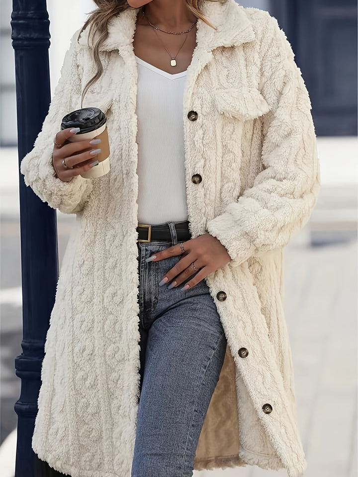 Fleece jacket for women with a high-quality structured design and practical pockets Lune London