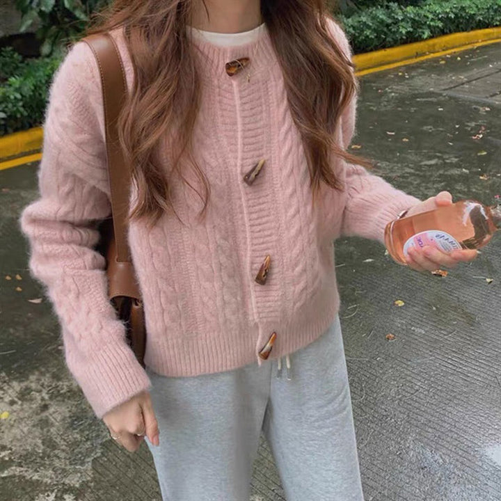 Ladies cozy knit cardigan Lune London
