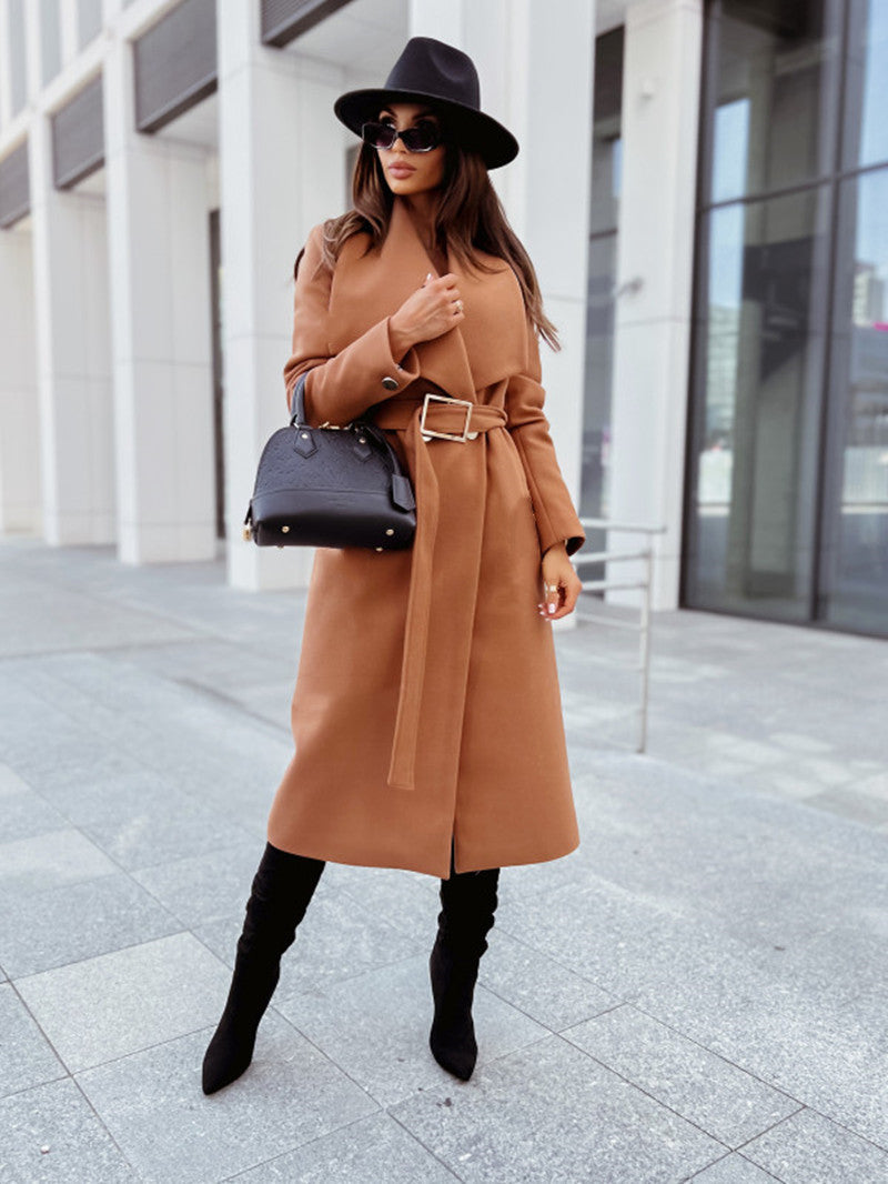 Elegant trench coat for women with belt and high-quality finish Lune London