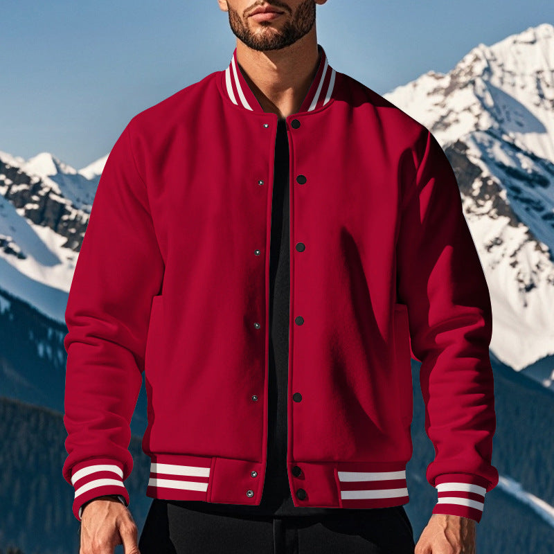 Sporty bomber jacket for men with contrasting edges Lune London