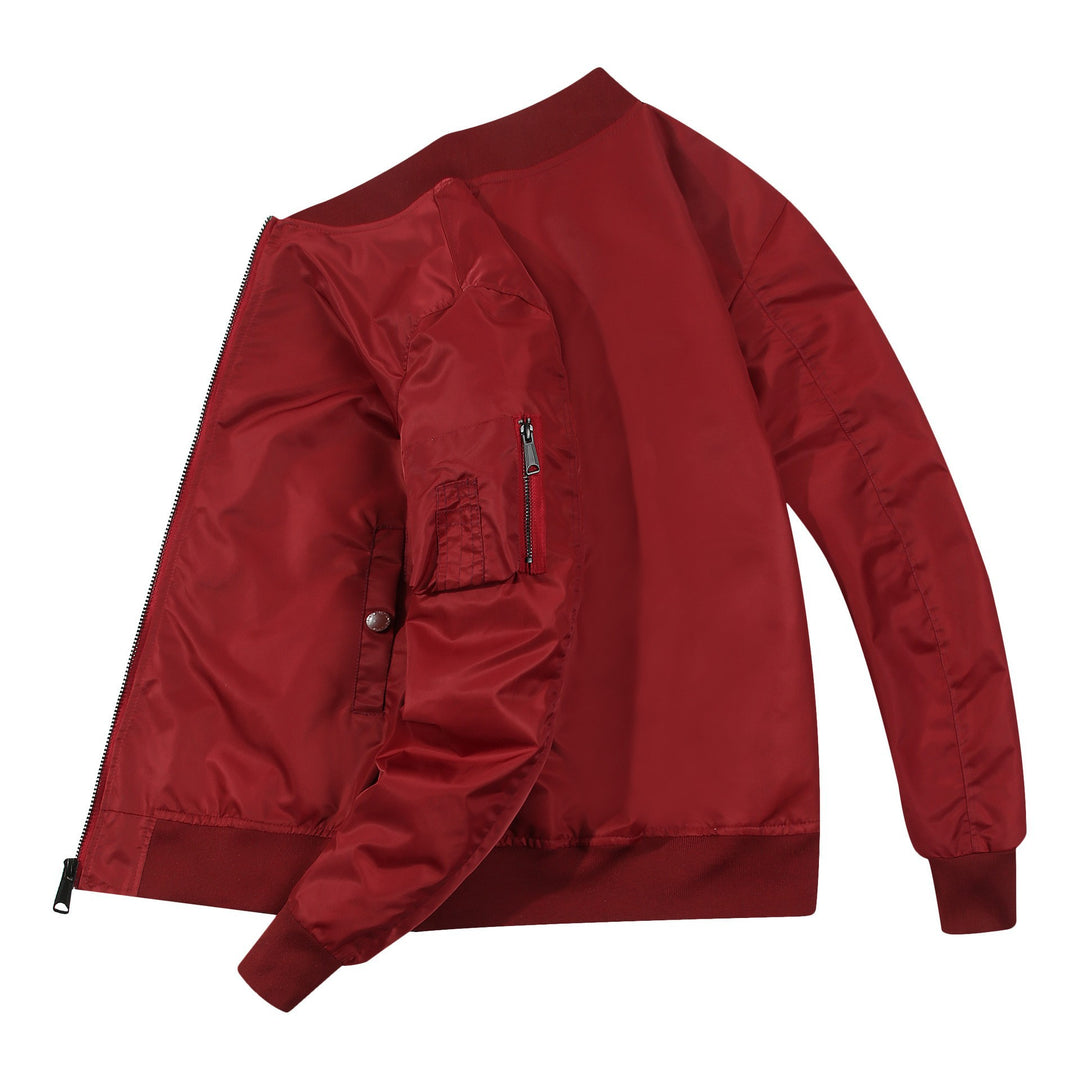 Women's bomber jacket with functional pockets and chic sporty design