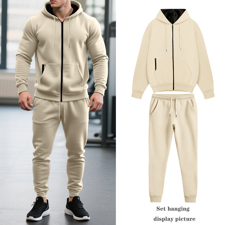 Men's sports suit with hood and practical pockets Lune London
